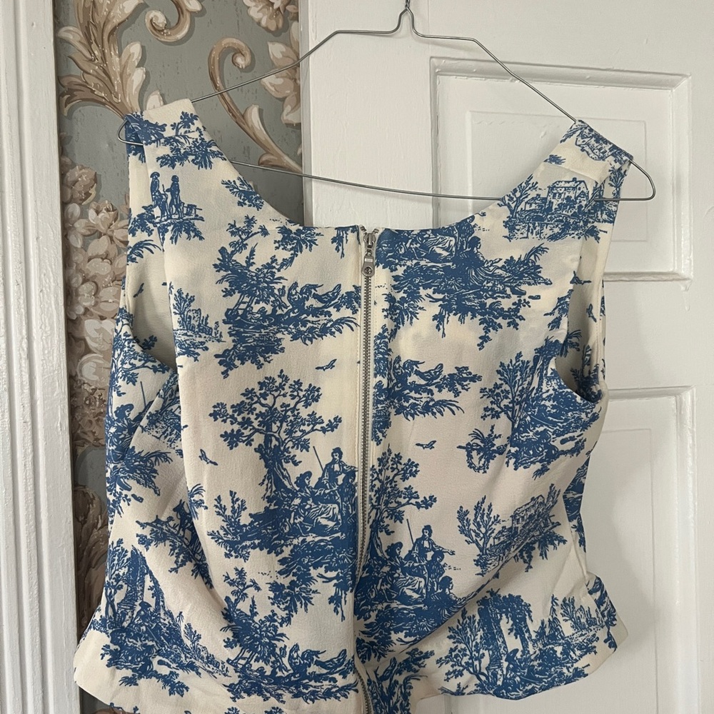 Miaou Blue and White Tank Top - Picture 6 of 6